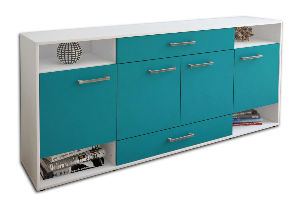 Sideboard Felicia, Tuerkis Seite (180x79x35cm) - Dekati GmbH