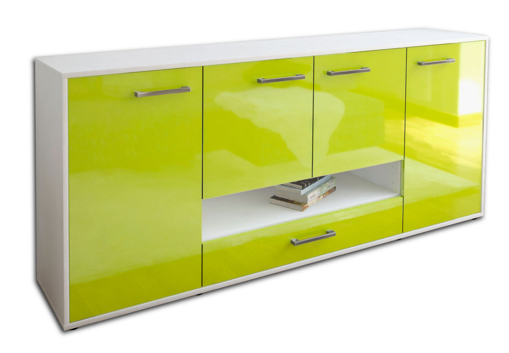 Sideboard Felicitas, Gruen Seite (180x79x35cm) - Dekati GmbH