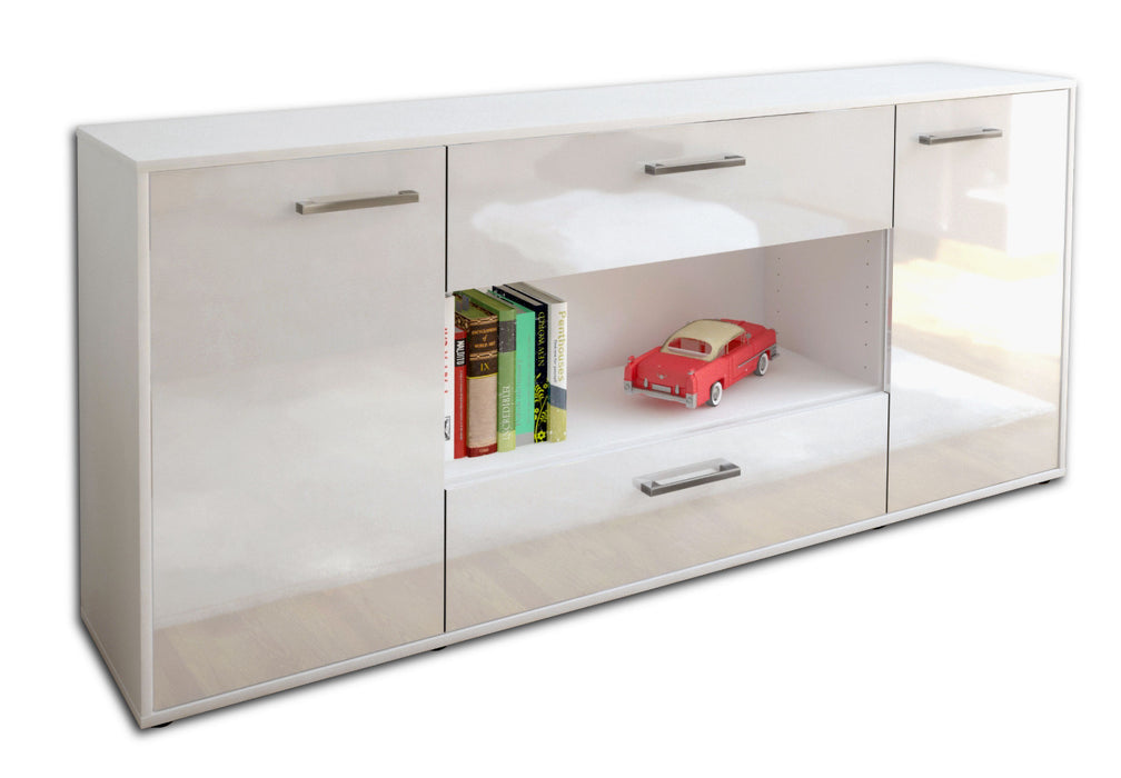 Sideboard Filomena, Weiß Seite (180x79x35cm) - Dekati GmbH