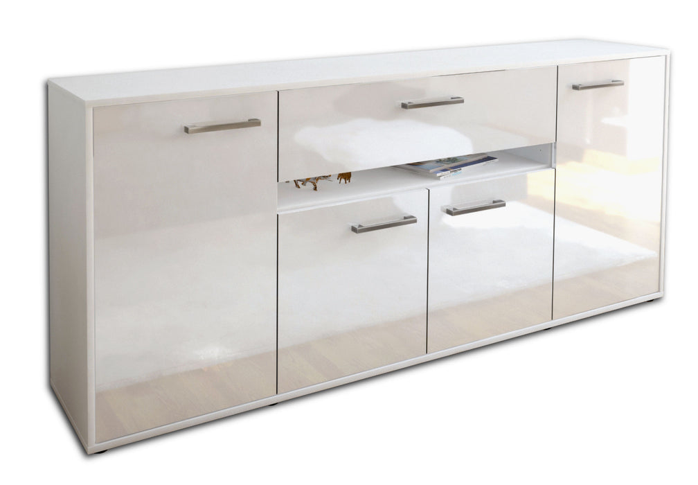 Sideboard Flavia, Weiß Seite (180x79x35cm) - Dekati GmbH