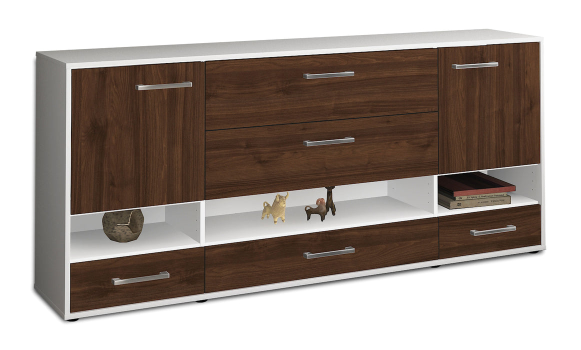 Sideboard Florentina, Walnuss Seite (180x79x35cm) - Dekati GmbH