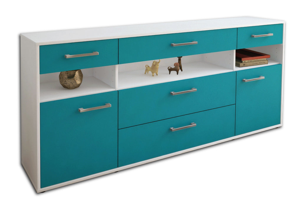 Sideboard Floria, Tuerkis Seite (180x79x35cm) - Dekati GmbH