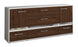 Sideboard Floriana, Walnuss Seite (180x79x35cm) - Dekati GmbH