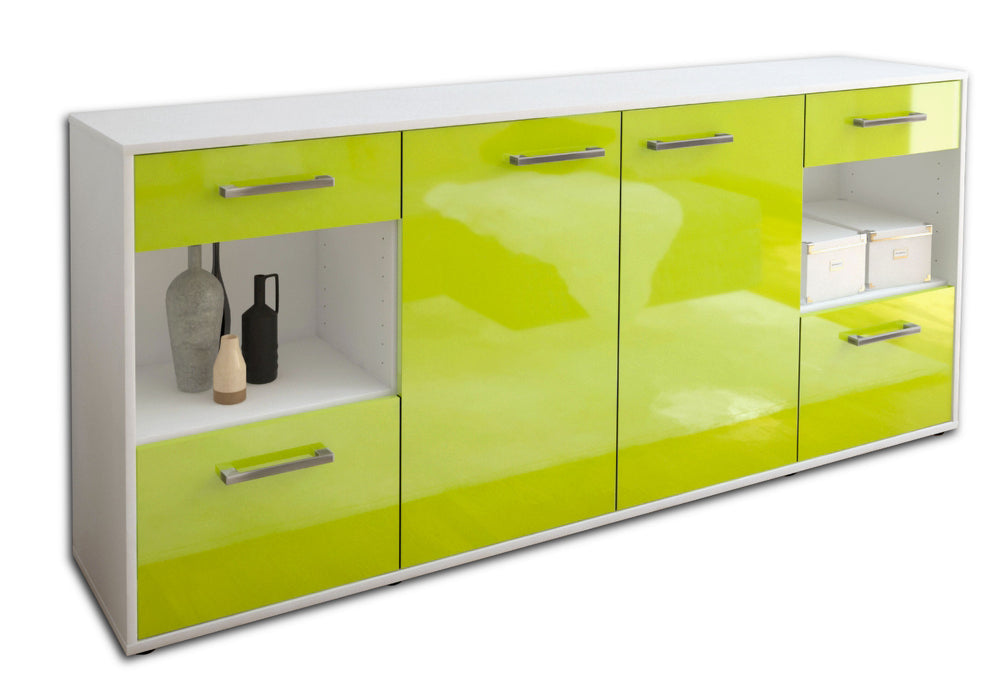 Sideboard Gabriella, Gruen Seite (180x79x35cm) - Dekati GmbH