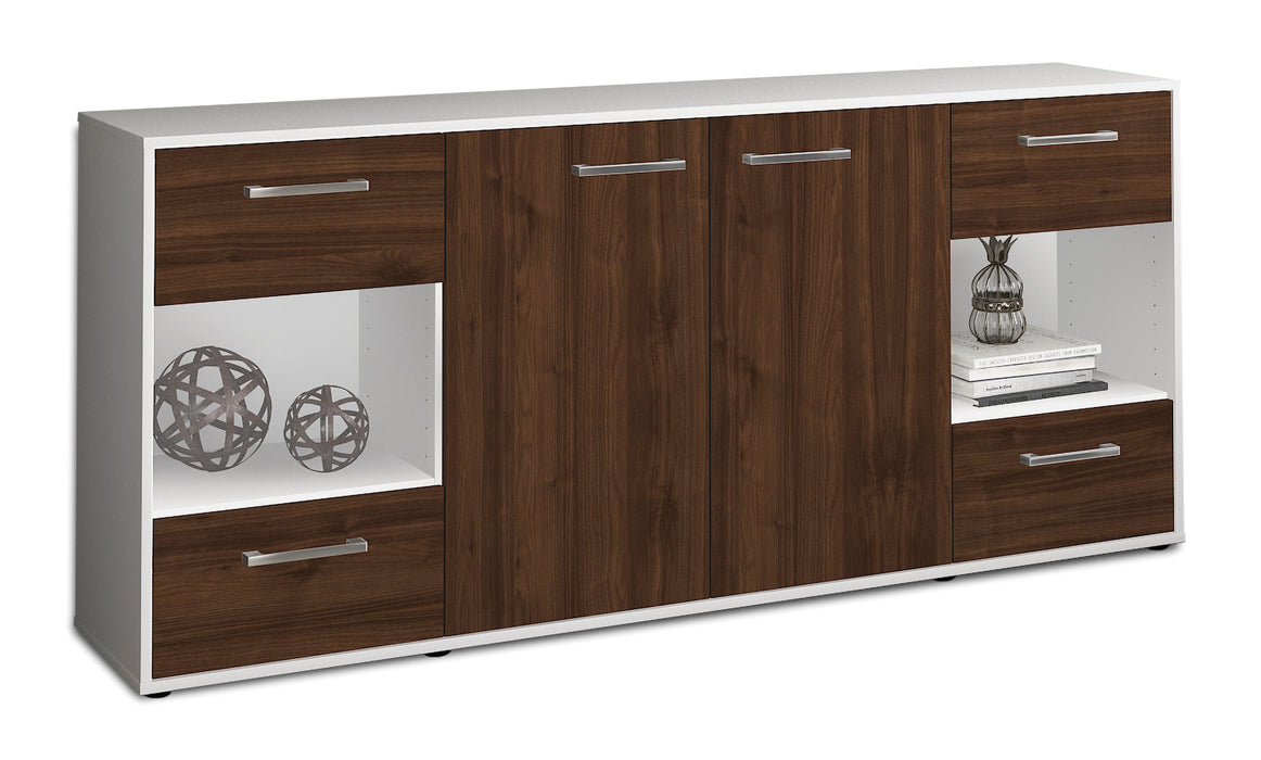 Sideboard Gaia, Walnuss Seite (180x79x35cm) - Dekati GmbH