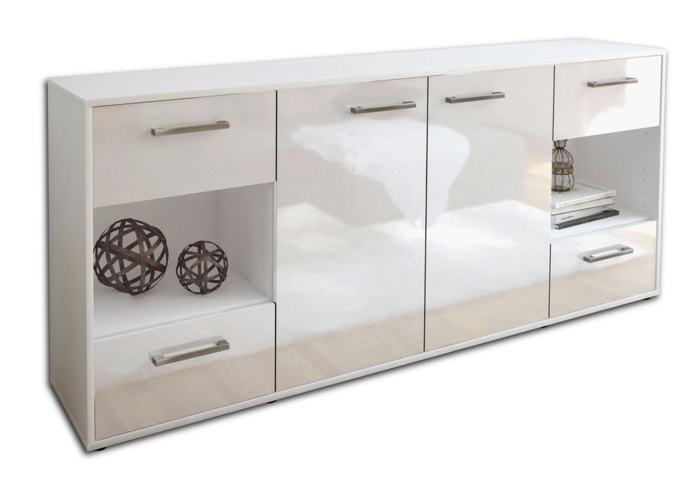 Sideboard Gaia, Weiß Seite (180x79x35cm) - Dekati GmbH