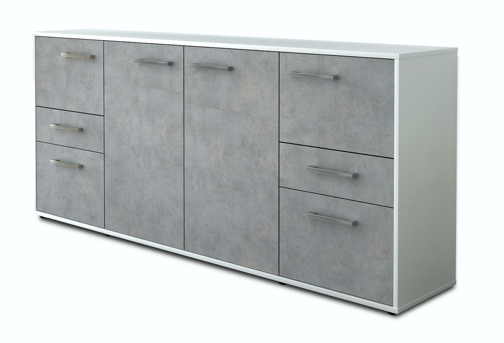 Sideboard Gemma, Beton Seite (180x79x35cm) - Dekati GmbH