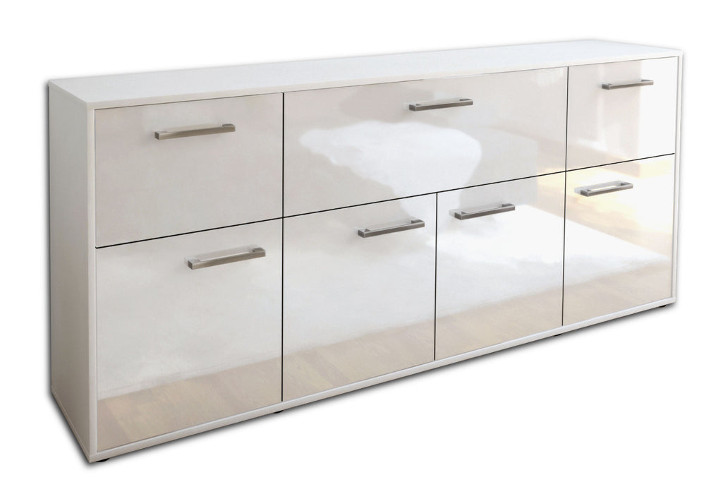 Sideboard Gianna, Weiß Seite (180x79x35cm) - Dekati GmbH