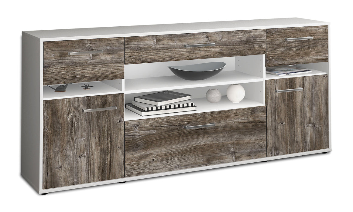 Sideboard Gina, Treibholz Seite (180x79x35cm) - Dekati GmbH