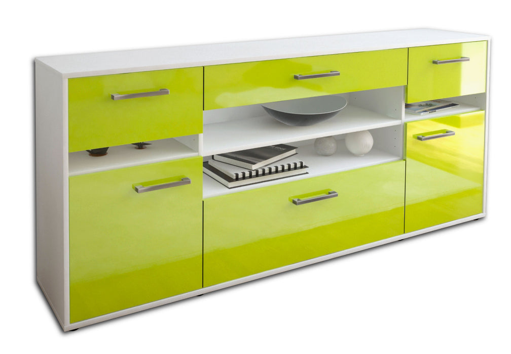 Sideboard Gina, Gruen Seite (180x79x35cm) - Dekati GmbH