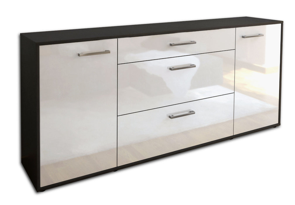 Sideboard Eleonora, Weiß Seite (180x79x35cm) - Dekati GmbH