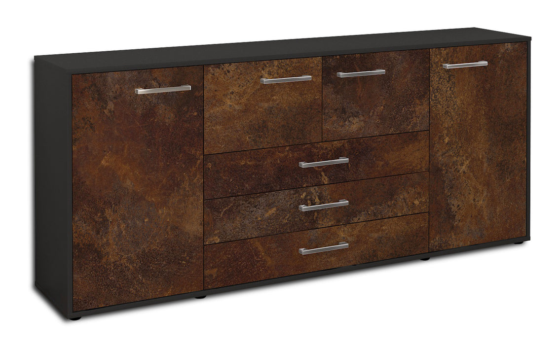 Sideboard Eliana, Rost Seite (180x79x35cm) - Dekati GmbH