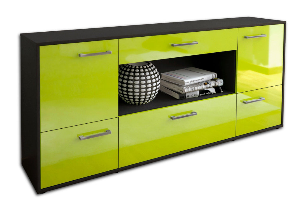 Sideboard Elodie, Gruen Seite (180x79x35cm) - Dekati GmbH