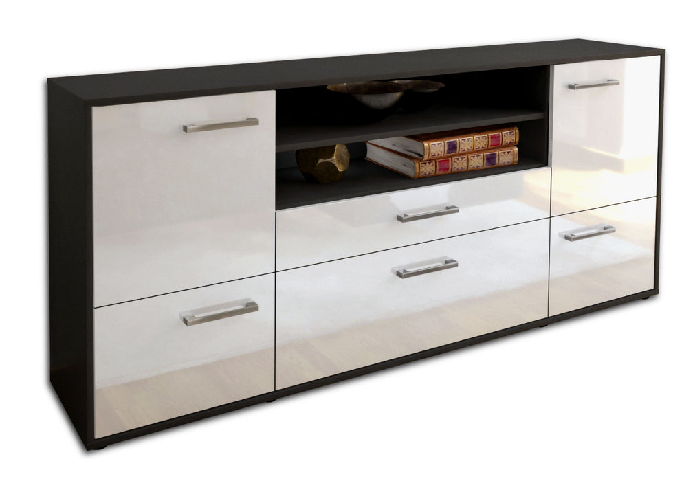 Sideboard Eluana, Weiß Seite (180x79x35cm) - Dekati GmbH