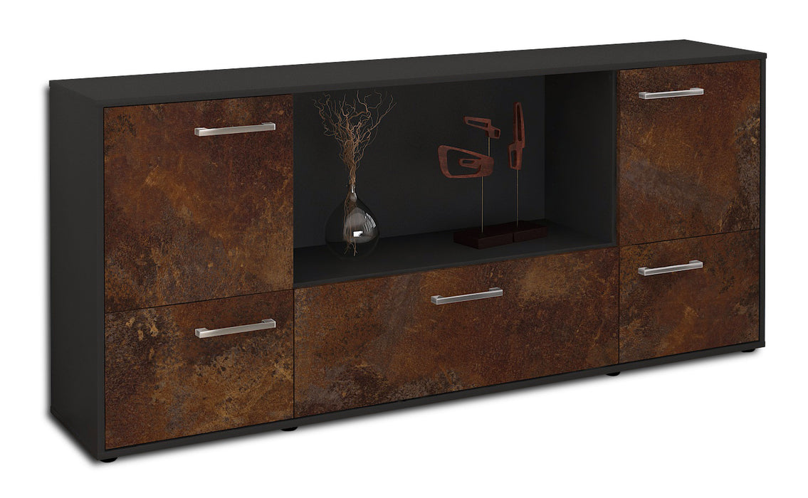 Sideboard Elvezia, Rost Seite (180x79x35cm) - Dekati GmbH