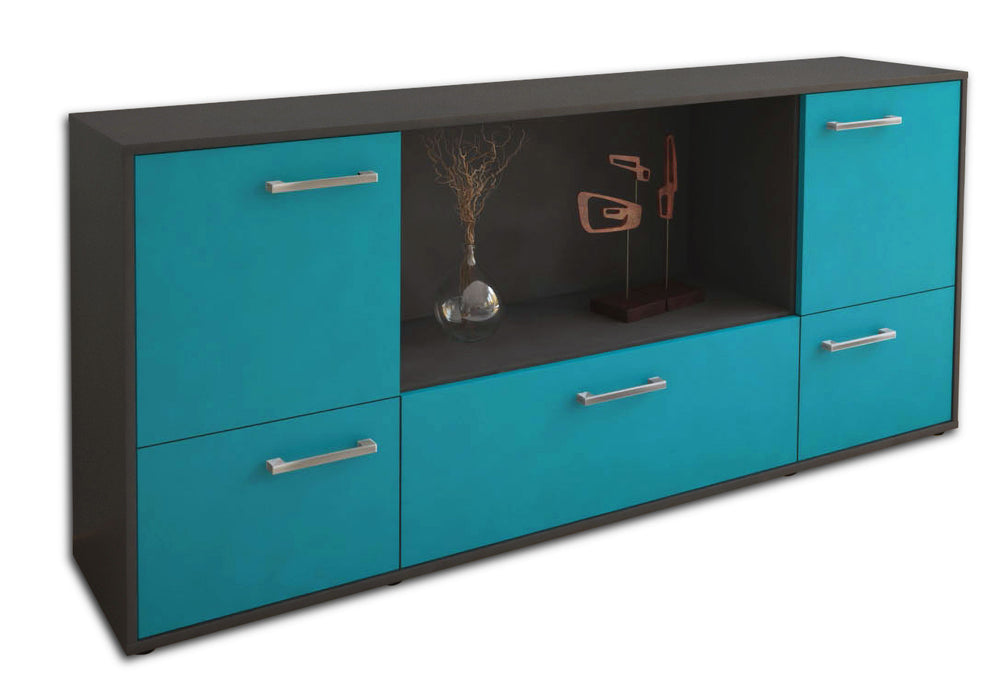 Sideboard Elvezia, Tuerkis Seite (180x79x35cm) - Dekati GmbH