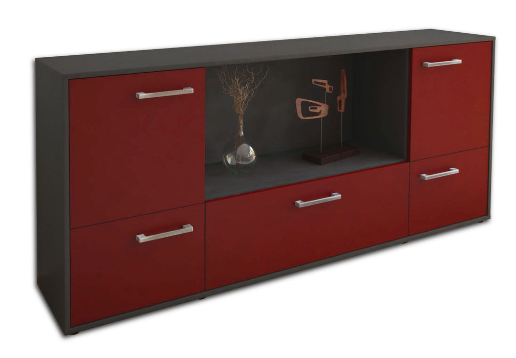 Sideboard Elvezia, Bordeaux Seite (180x79x35cm) - Dekati GmbH