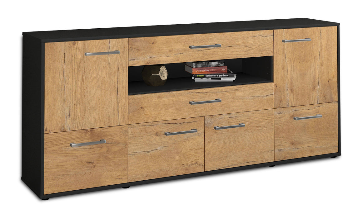 Sideboard Emely, Eiche Seite (180x79x35cm) - Dekati GmbH