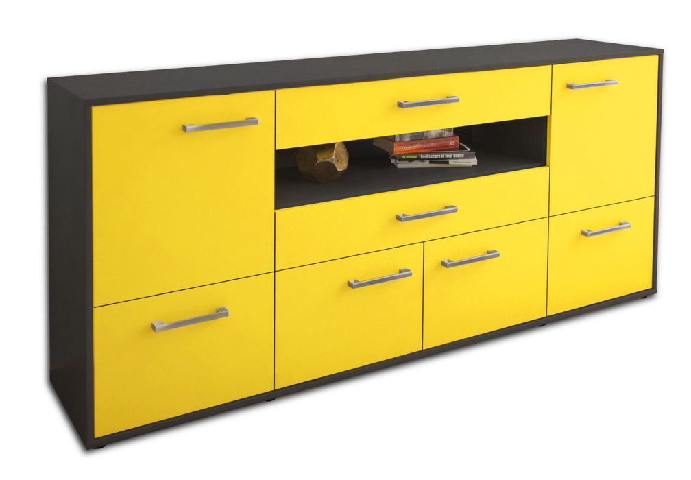 Sideboard Emely, Gelb Seite (180x79x35cm) - Dekati GmbH