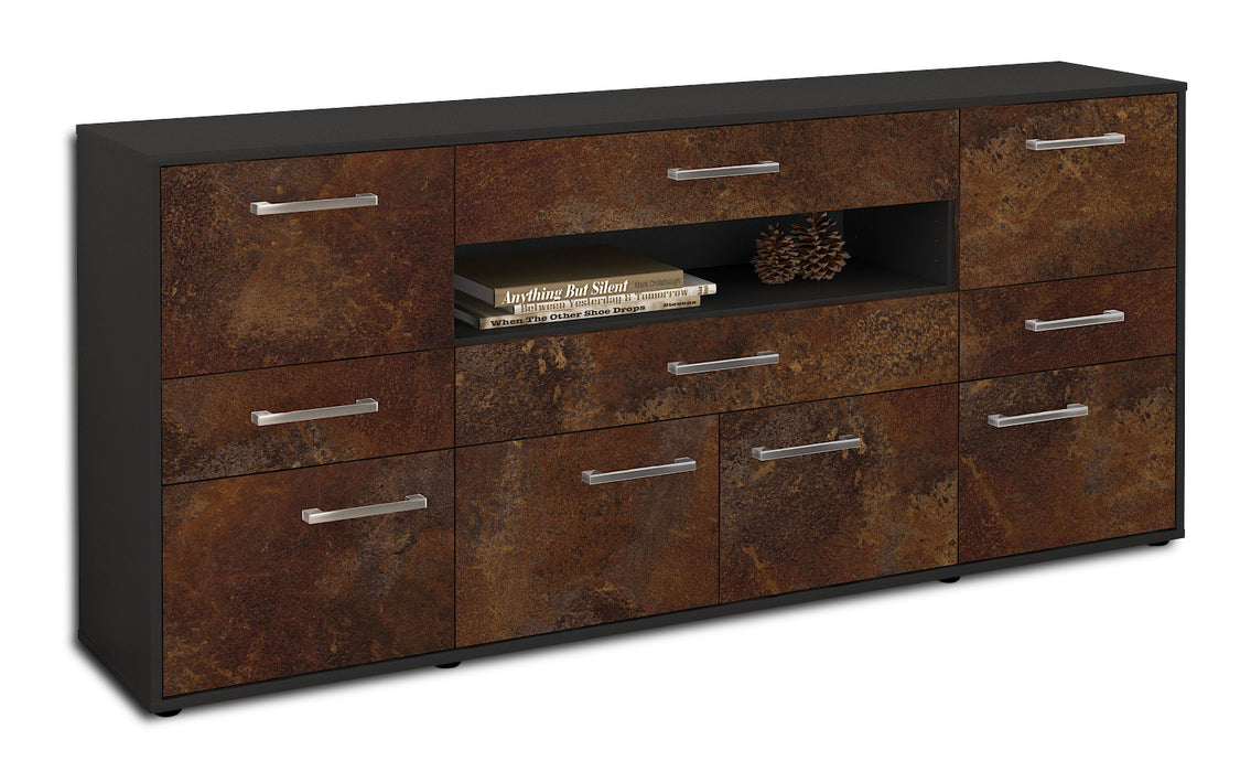 Sideboard Emerelda, Rost Seite (180x79x35cm) - Dekati GmbH