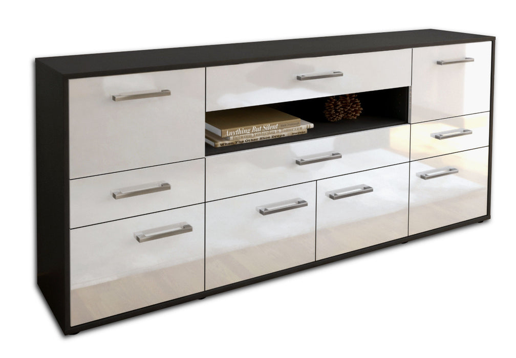 Sideboard Emerelda, Weiß Seite (180x79x35cm) - Dekati GmbH