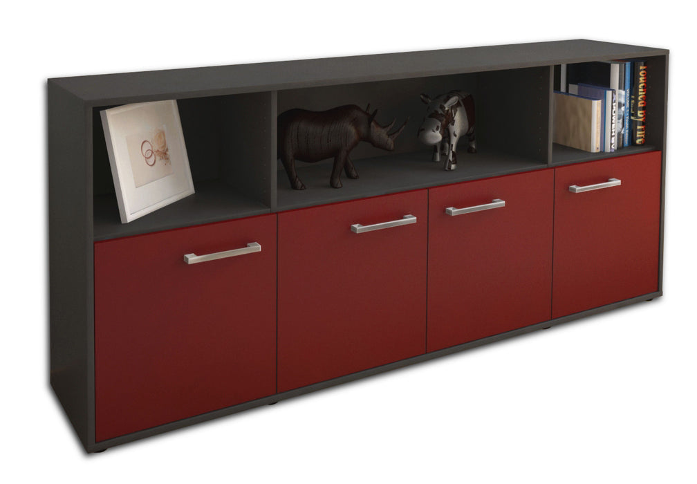 Sideboard Enrica, Bordeaux Seite (180x79x35cm) - Dekati GmbH