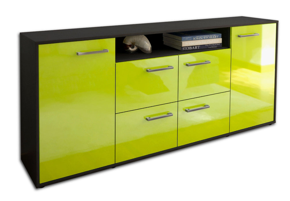 Sideboard Ephenia, Gruen Seite (180x79x35cm) - Dekati GmbH