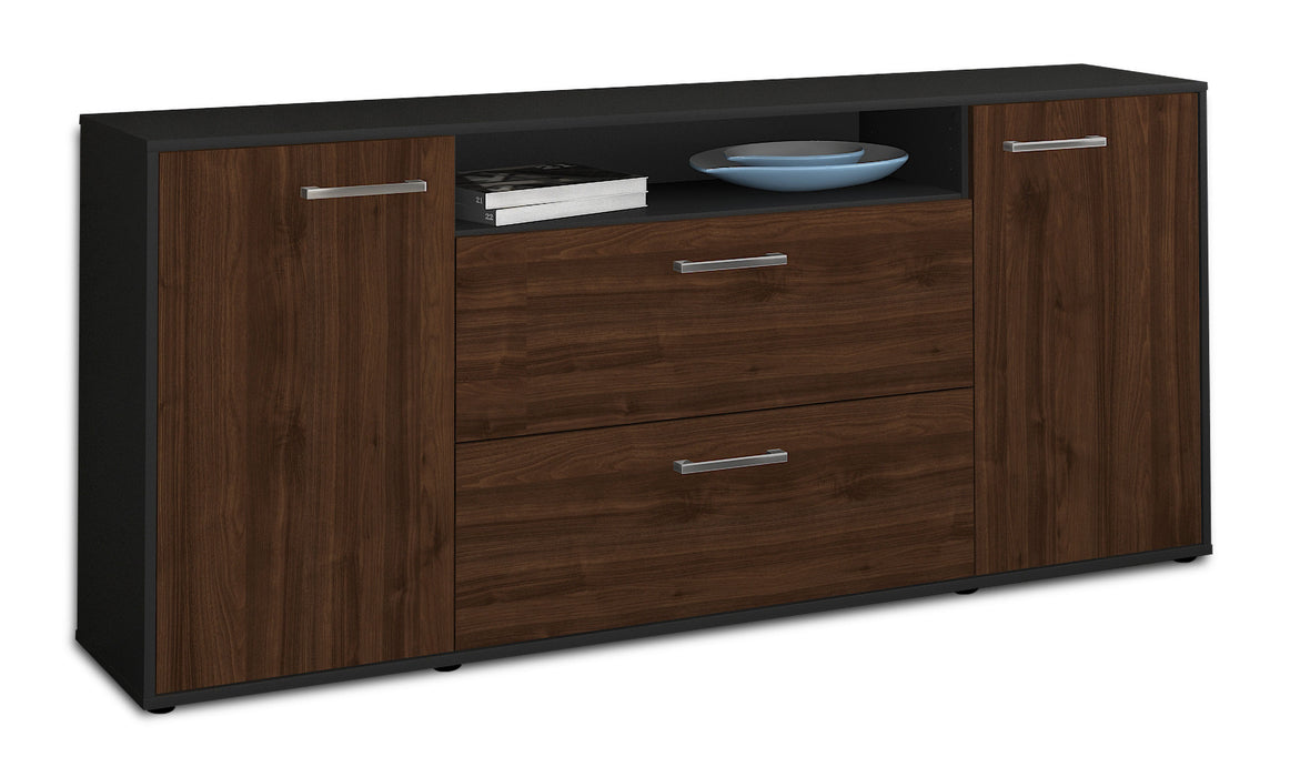 Sideboard Erina, Walnuss Seite (180x79x35cm) - Dekati GmbH