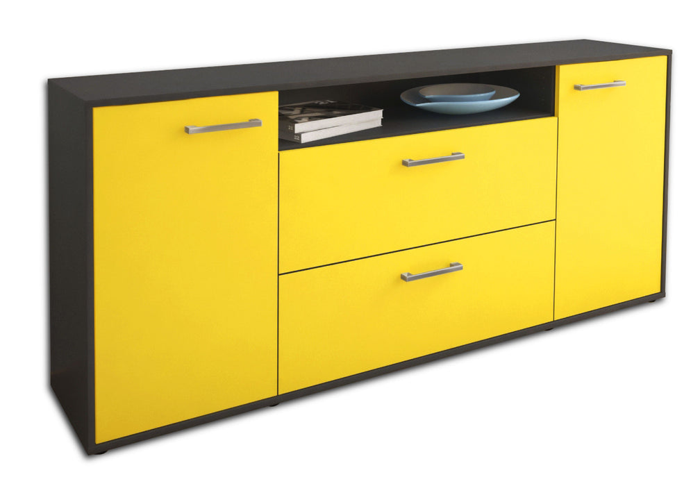 Sideboard Erina, Gelb Seite (180x79x35cm) - Dekati GmbH