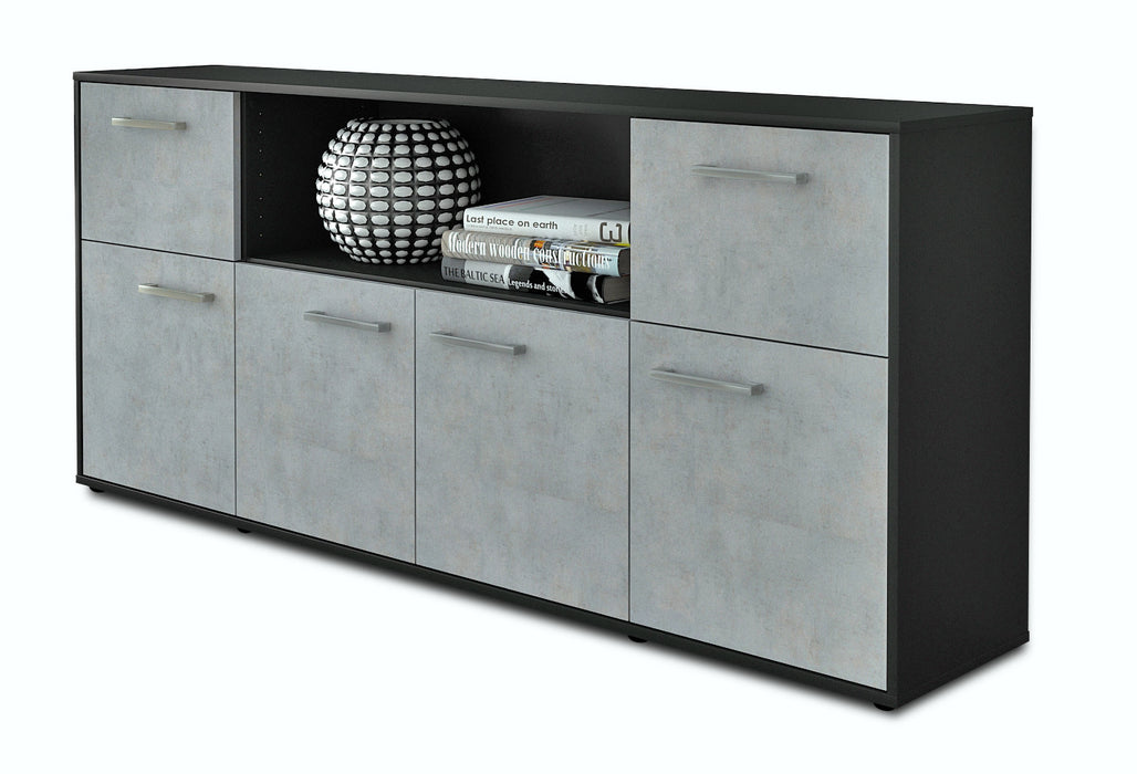 Sideboard Ermentrude, Beton Seite (180x79x35cm) - Dekati GmbH