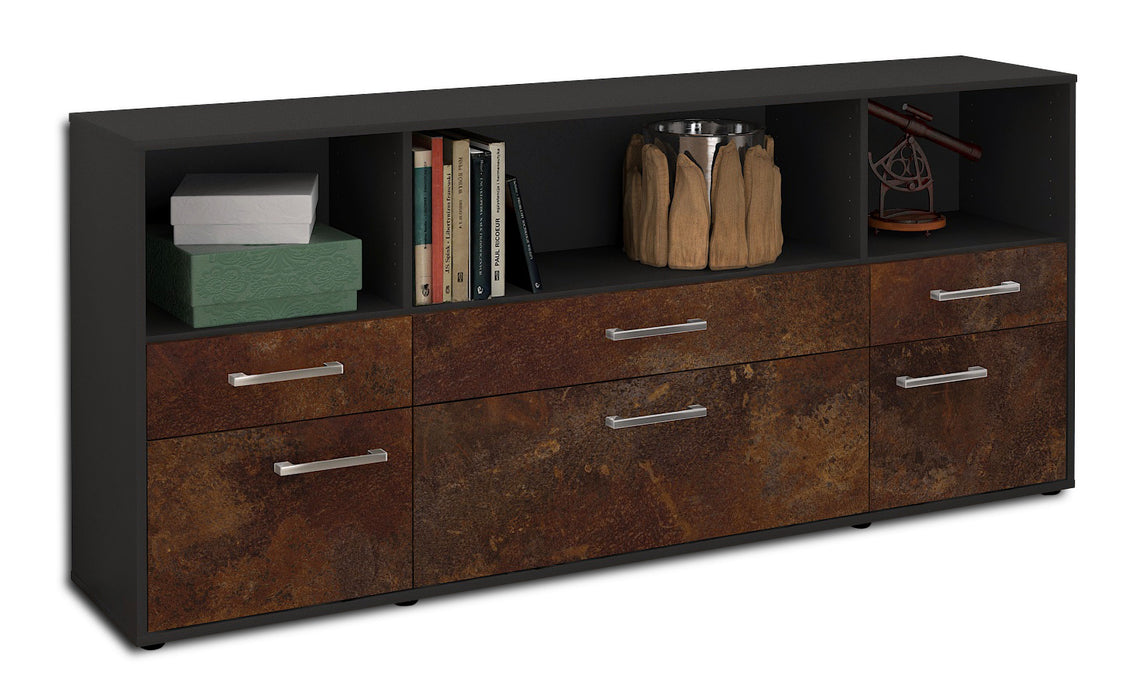 Sideboard Estella, Rost Seite (180x79x35cm) - Dekati GmbH