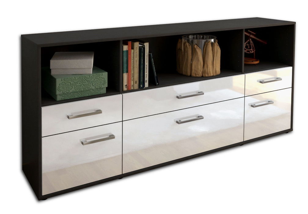 Sideboard Estella, Weiß Seite (180x79x35cm) - Dekati GmbH