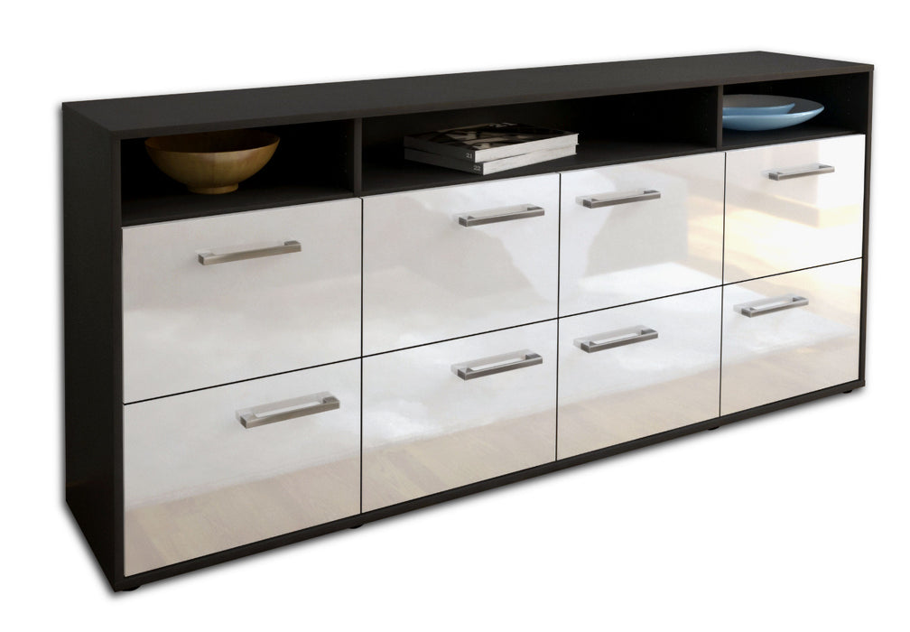 Sideboard Evita, Weiß Seite (180x79x35cm) - Dekati GmbH