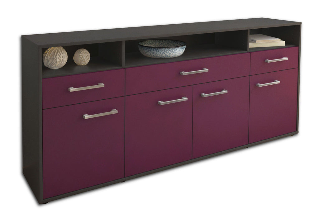 Sideboard Ezia, Lila Seite (180x79x35cm) - Dekati GmbH