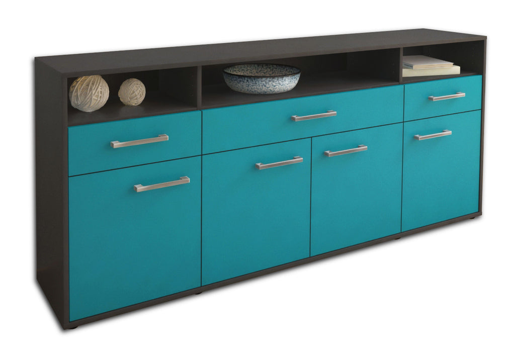 Sideboard Ezia, Tuerkis Seite (180x79x35cm) - Dekati GmbH