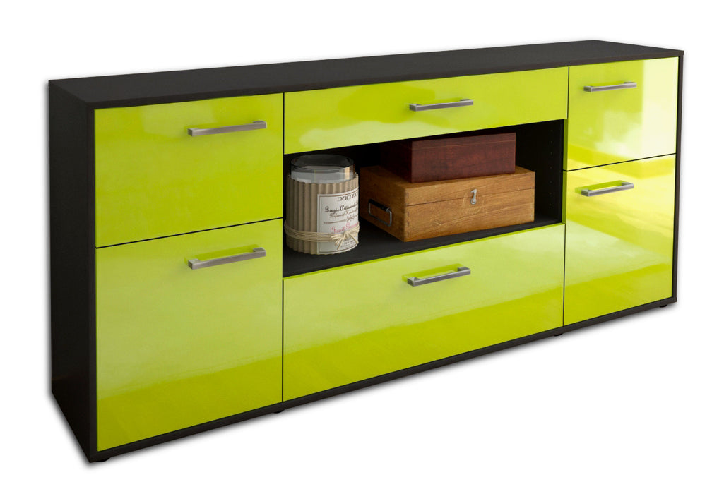 Sideboard Fabiola, Gruen Seite (180x79x35cm) - Dekati GmbH