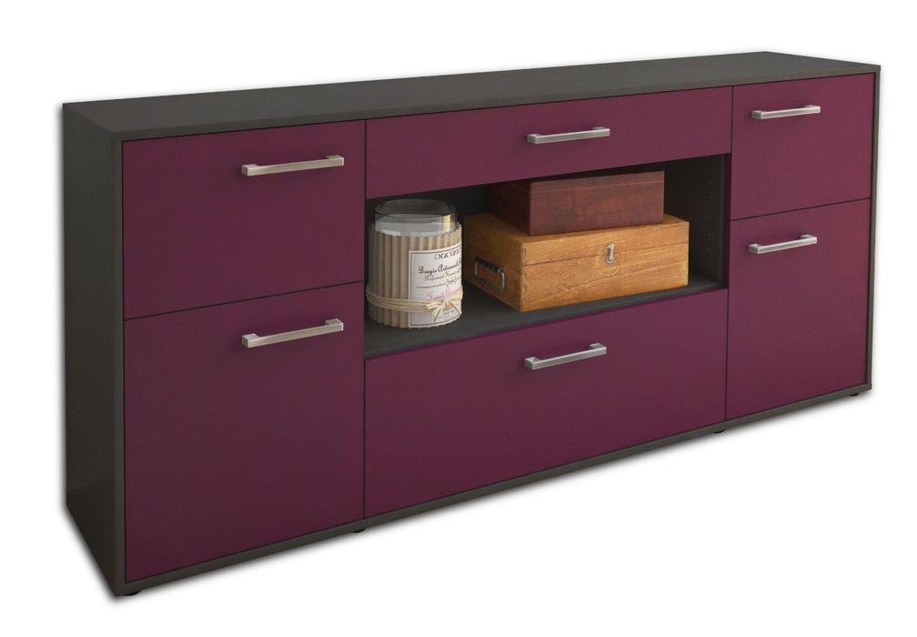 Sideboard Fabiola, Lila Seite (180x79x35cm) - Dekati GmbH