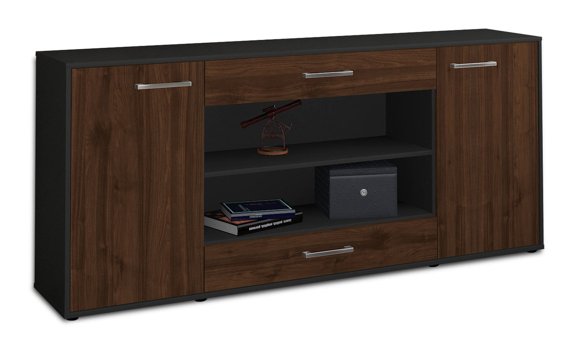 Sideboard Feli, Walnuss Seite (180x79x35cm) - Dekati GmbH