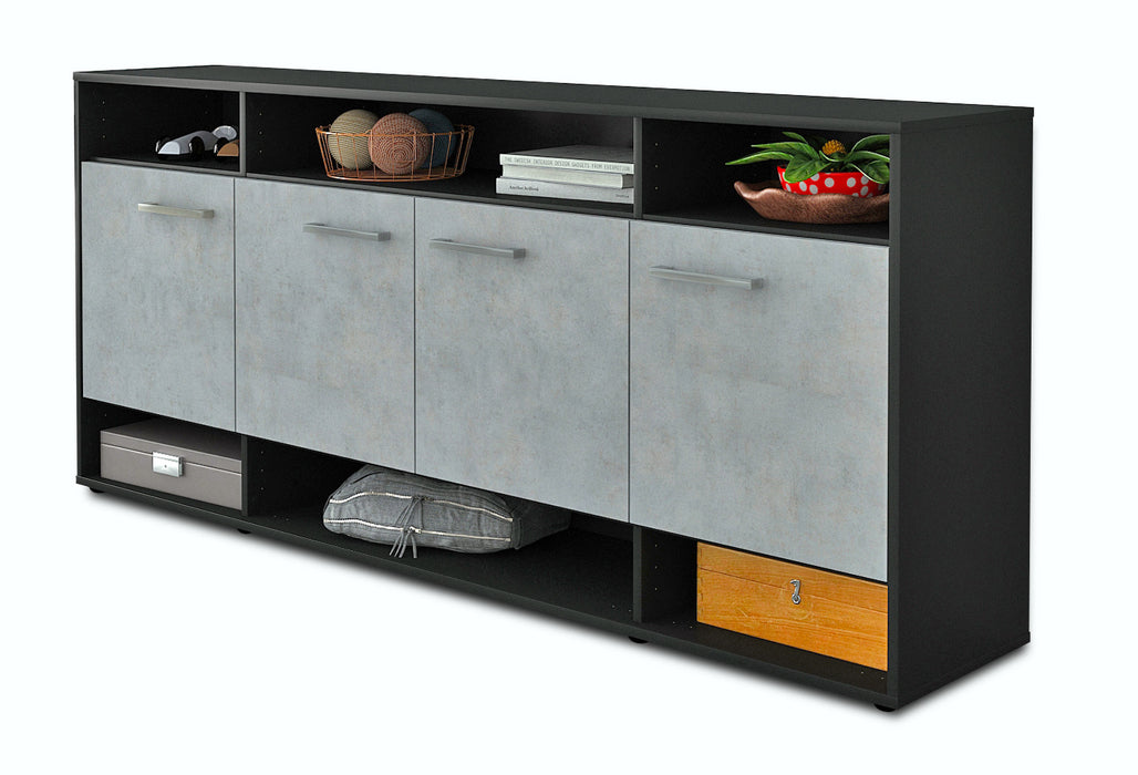 Sideboard Felia, Beton Seite (180x79x35cm) - Dekati GmbH