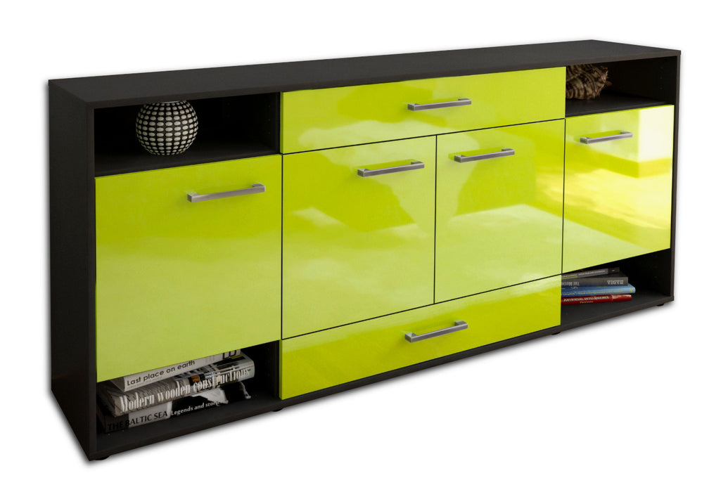 Sideboard Felicia, Gruen Seite (180x79x35cm) - Dekati GmbH