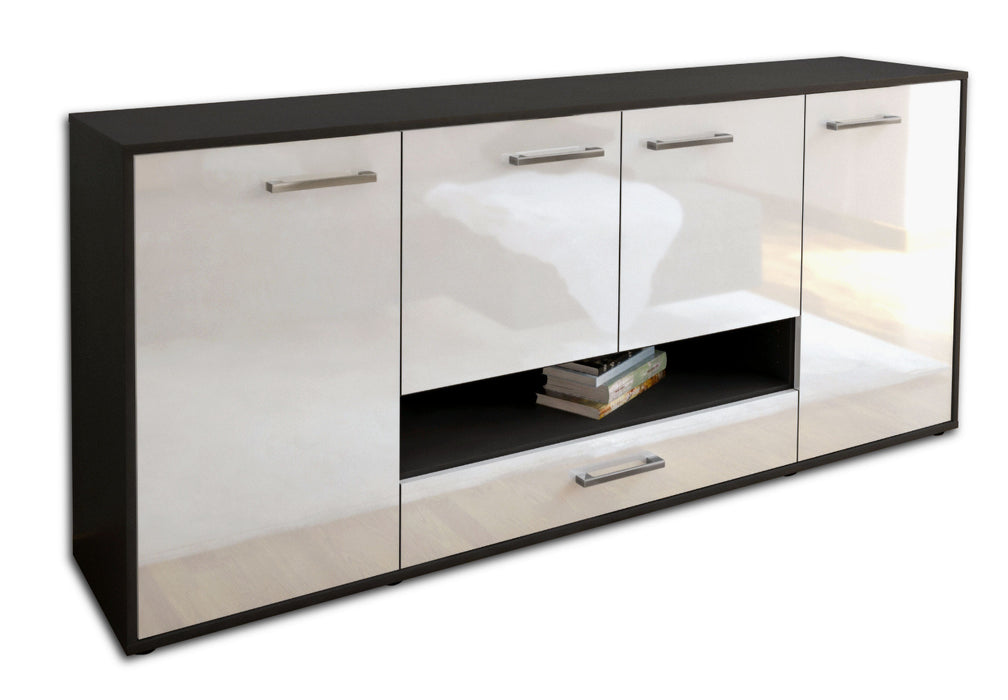 Sideboard Felicitas, Weiß Seite (180x79x35cm) - Dekati GmbH