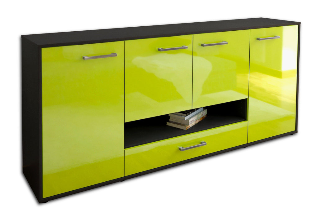 Sideboard Felicitas, Gruen Seite (180x79x35cm) - Dekati GmbH