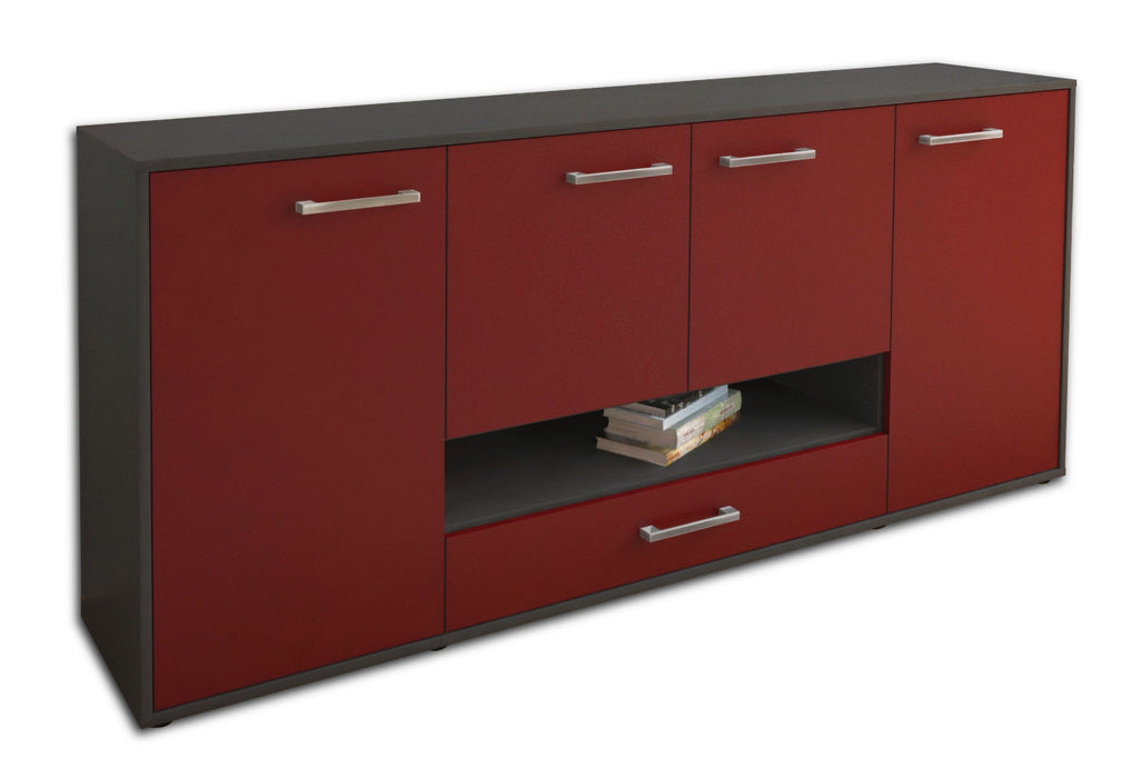 Sideboard Felicitas, Bordeaux Seite (180x79x35cm) - Dekati GmbH