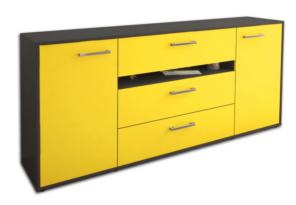 Sideboard Fernanda, Gelb Seite (180x79x35cm) - Dekati GmbH