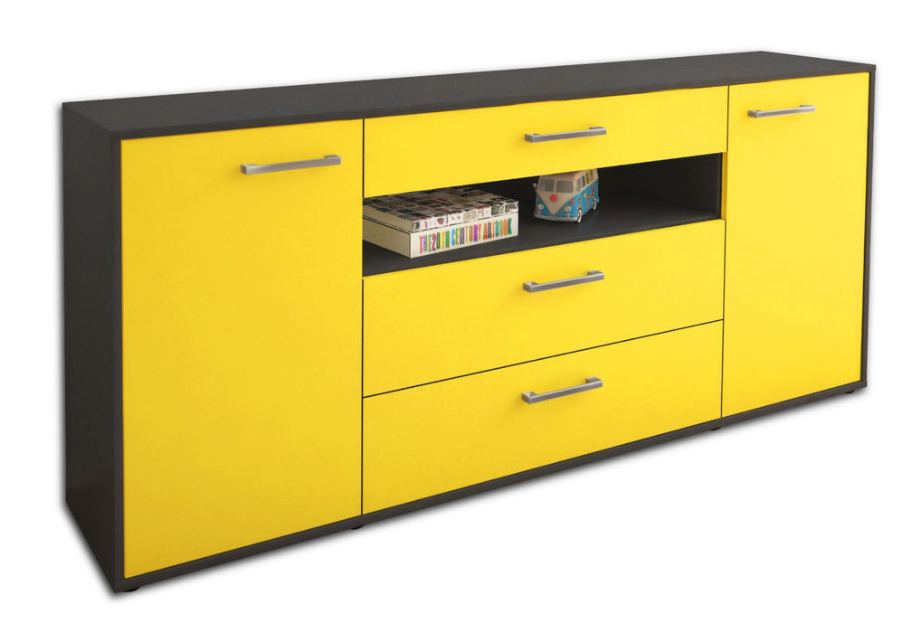 Sideboard Filippa, Gelb Seite (180x79x35cm) - Dekati GmbH