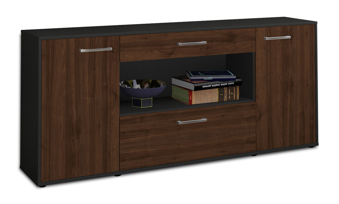 Sideboard Fiora, Walnuss Seite (180x79x35cm) - Dekati GmbH