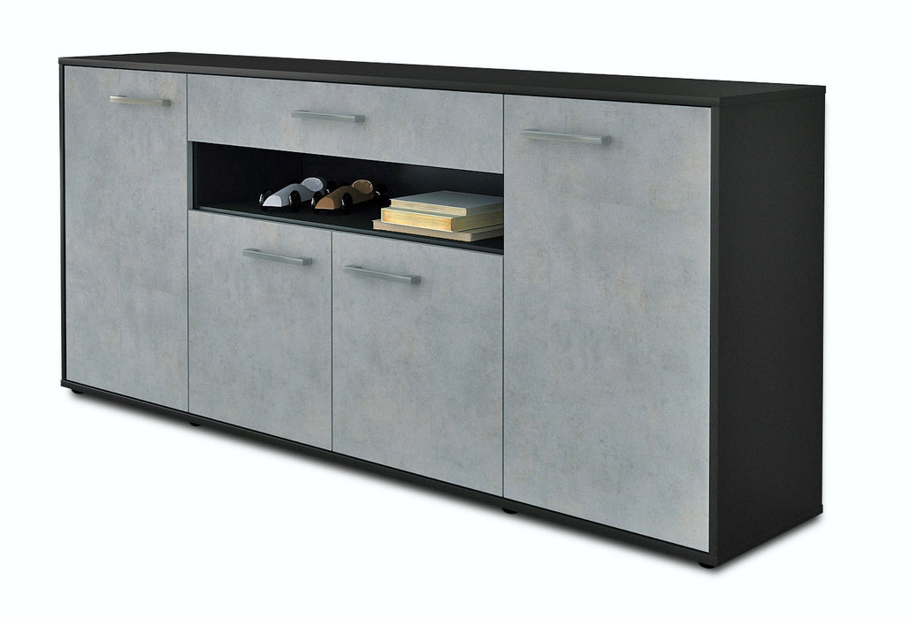 Sideboard Fiorella, Beton Seite (180x79x35cm) - Dekati GmbH