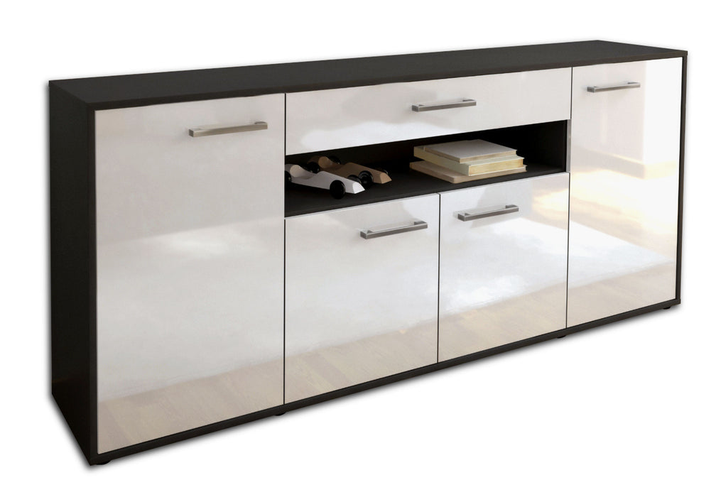 Sideboard Fiorella, Weiß Seite (180x79x35cm) - Dekati GmbH