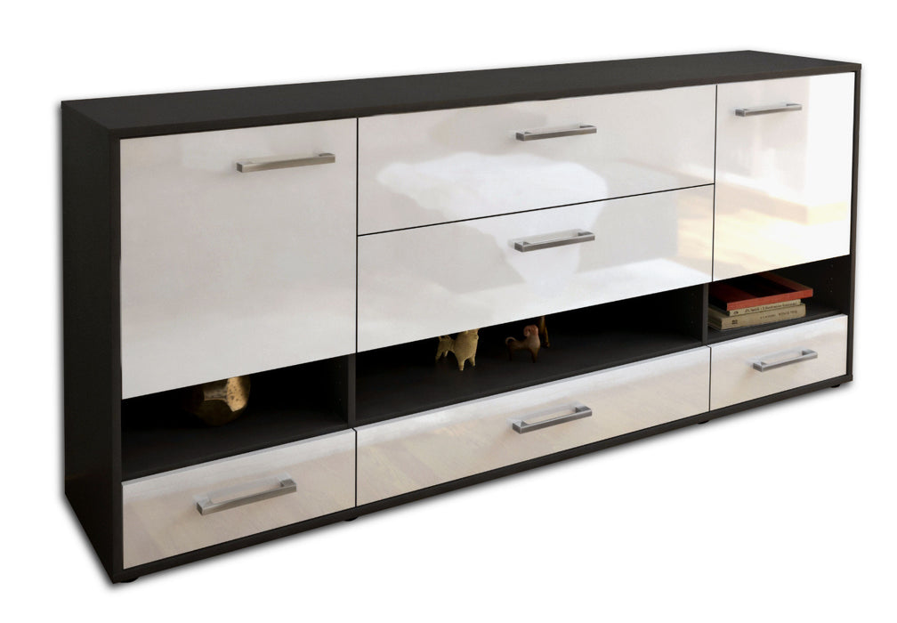 Sideboard Florentina, Weiß Seite (180x79x35cm) - Dekati GmbH