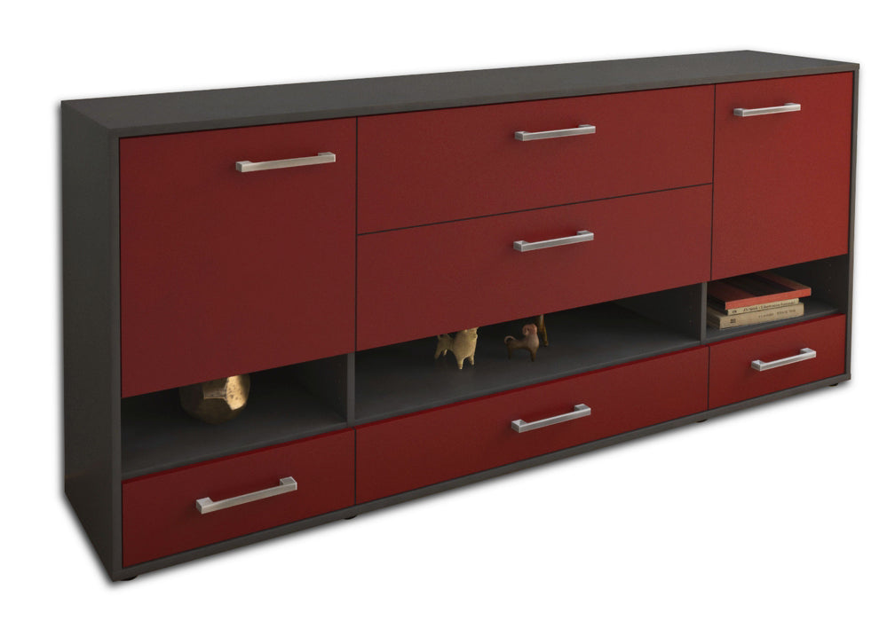 Sideboard Florentina, Bordeaux Seite (180x79x35cm) - Dekati GmbH